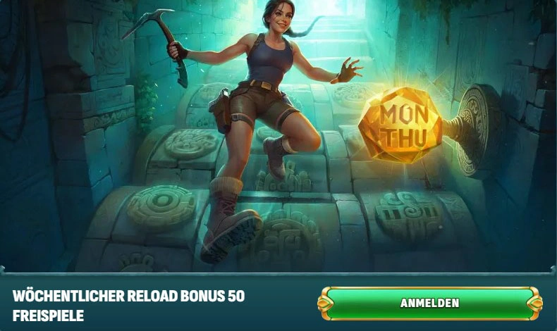 Wöchentlicher Reload Bonus mit Freispielen